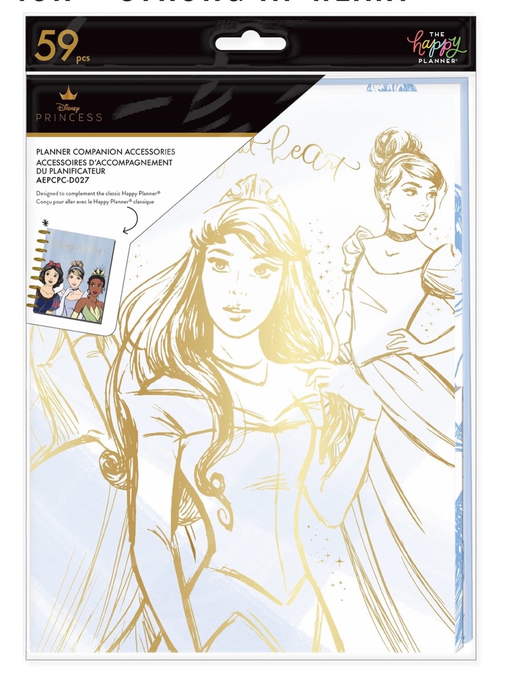 The Happy Planner,Planner Companion Accessories Set, Disney Princesses